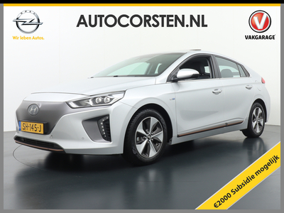 HYUNDAI IONIQ GERESERVEERD Premium EV Camera Adap.Cruise Leer Schuifdak Navi Stoel-Stuurverw. Apple/Android Pdc Elek.Stoel Blindspot Lane-dep. Led Tel. Usb Ecc Isofix 16''LM 2000 euro subsidie SEPP mogelijk!!