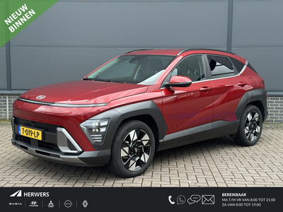 HYUNDAI KONA 1.6 GDI HEV Premium luxe uitvoering / leder / navigatie / stoelverwarming en verkoeling / carplay / 5 jaar garantie