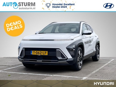 Hyundai Kona 1.6 GDI HEV Premium | Vol-Leder | BOSE Audio | Elek. Kofferklep | Dodehoek | Apple Carplay/Android Auto | 360° Camera | Stuur- + Stoelverwarming/Ventilatie | Rijklaarprijs!