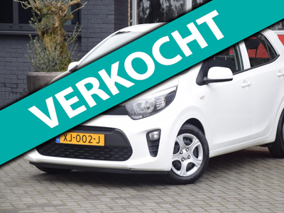 KIA PICANTO 1.0 CVVT EconomyPlusLine 2019 5 Deurs Airco Stuurbediening 20X op voorraad!