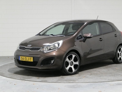 Kia Rio 1.2 CVVT Super Pack 5Drs NL, 1e Eig. Boekjes, Climate, Cruise, Audio, .. PRACHT UITSTRALING .. goed onderhouden ..