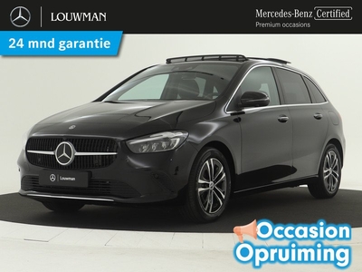 Mercedes-Benz B-Klasse 180 Luxury Line | Parktronic | Panoramaschuifdak | Sfeerverlichting | Apple CarPlay | Android Auto | Inclusief 24 maanden Mercedes-Benz Certified garantie voor Europa.