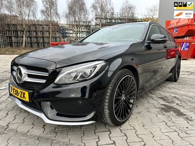 Mercedes-Benz C-klasse Estate 300 Prestige AMG STYLING/2016/BOMVOL/PANORAMADAK/LUCHTVERING/BURMESTER/360 CAMERA/HEAD UP/INRUIL MOG