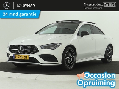 Mercedes-Benz CLA-Klasse 250 e AMG Plug-In Hybride Limited | Panoramadak | Lichtmetalen 5 spaaks AMG velgen | MBUX wide screen | Navigatie | Parking support | Inclusief 24 maanden MB Certified garantie voor Europa.