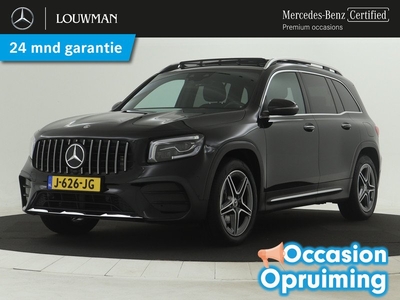 Mercedes-Benz GLB 200 AMG line Premium Plus | Panoramadak | Afneembare Trekhaak | Memory seats | Stoelverwarming | Sfeerverlichting | Parkeercamera + Sensoren | Elektrische achterklep | 24 maanden certified garantie