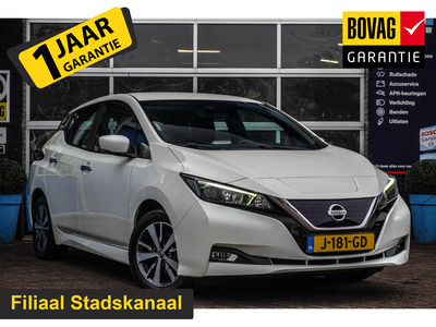 NISSAN LEAF Acenta 40 kWh | Acc | Navigatie | Airco | Carkit | Dodehoek detector | Verkeersbord detectie | 12 Maand BOVAG garantie