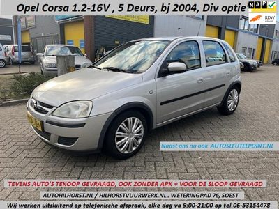 OPEL CORSA 1.2-16V Maxx, Diverse Corsa's wij werken uitsluitend op telefonische afspraak!