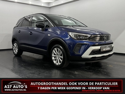 Opel Crossland 1.2 Turbo Elegance Half leder, Navi, Camera, Stoelverwarming, 3 jaar garantie