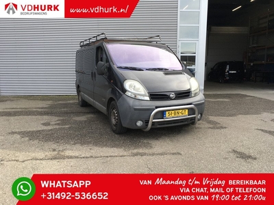 Opel Vivaro (Nissan Primastar) 2.5CDi 135 pk L2 DC Cruise/ Leder/ 5pers./ Airco