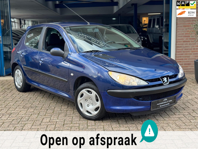 PEUGEOT 206 1.4 X-line 2003 5drs Blauw Elektr APK NAP!