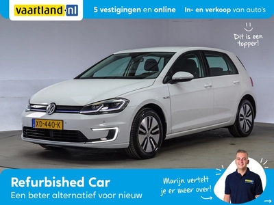 Volkswagen e-Golf Executive [ Warmtepomp Virtual cockpit Apple Carplay/Android Auto ]