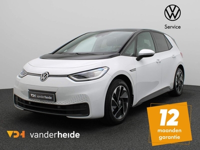 Volkswagen ID.3 Pro 58 kWh 204PK Warmtepomp, panoramadak, stuur/stoelverwarming, Matrix-LED, keyless, alarm, 18'' lichtmetal