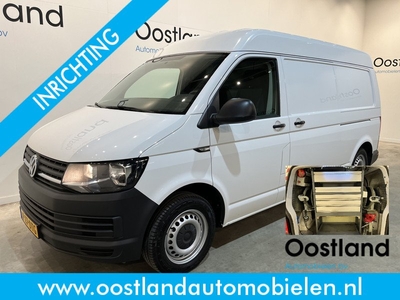 Volkswagen Transporter 2.0 TDI L2H2 150 PK Hydraliek Heftruck Servicebus / Inrichting / Schuifdeur L + R / Euro 6 / Airco / PDC