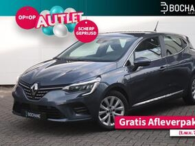 Renault CLIO 1.0 TCe 90 Intens | Navi | Clima | Cruise | Half Leder | LED | LMV. | Parkeersensoren + 360 Camera | Geen Import!