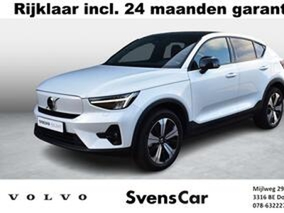 Volvo C40 Recharge Plus 69 kWh | Stoelverwarming | Keyless | Dodehoek | Adaptieve Cruise control | Achteruitrijcamera |