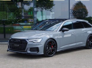 Audi A6 Avant 55 TFSI e 367 PK Quattro Competition S-Line *Nardo-Grijs* Plug-In Hybride, Panoramadak, Tour-Pakket, Black-Pakket