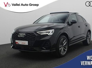 Audi Q3 Sportback 45 TFSI e 245PK S-tronic S Edition | Pano | Trekhaak | Navi | Full LED | Camera | 19 inch | ACC | Zwart optiek