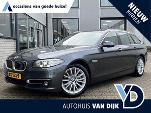 BMW 5-serie Touring 520i Luxury Edition | NL Auto/Voll.Historie/Panodak/Leder/Navi/Clima/CruiseTrekhaak afneembaar