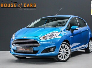 Ford Fiesta 1.0 101pk Titanium |vol lederen stoelen|navigatie|climate control|winterpakket|