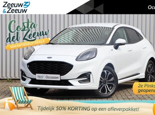 Ford Puma 1.0 EcoBoost Hybrid ST-Line | Afneembare Trekhaak | Winterpack | Navigatie | Cruise Control | Parkeersensoren achter | Apple Carplay/Android Auto | 1e eigenaar |