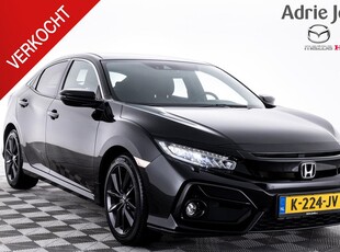 Honda Civic 1.0 i-VTEC Elegance | AUTOMAAT |NED. AUTO | UNIEKE KM STAND 7.136 | APPLE CARPLAY | LEDER | ADAPTIEF CRUISE CONTROL | NAVIGATIE | STOELVERWARMING |