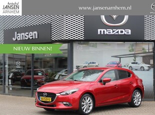 Mazda 3 HB 2.0 SkyActiv-G 120 SkyLease GT , Navi, Leder, Bose, Cruise, HUD, LMV 18 Inch, Camera, PDC, Stuur/Stoelverwarming