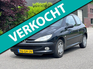 Peugeot 206 1.4 Gentry Ijskoude Airco*03-04-2025 APK*NAP*Elektrische ramen*