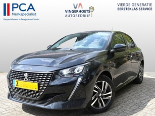 Peugeot 208 100 Pk Benzine * Luxe Allure * 1/2 Leder * L.M. Velgen * Led Verlichting * Navigatie Appple Carplay Android * Parkeer Camera * Climate & Cruise Control * Zwart *