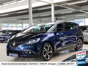 Renault Grand Scénic 1.2 TCe Bose 7p. 132 Pk / Half-Leder / Bose-Audio / Keyless / LED / DAB / Apple-Carplay / Navi / Camera / Stoelverwarming / Cruise-Control / Climate-Control / ELKTR-Pakket / Trekhaak / PDC / LMV 20' / ENZ.