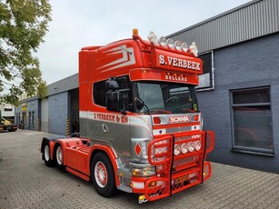 Scania R164-480 V8 LA6X2/4NA topline topcondition show truck