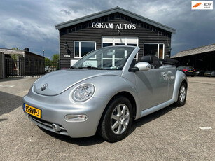 Volkswagen New Beetle Cabriolet 1.6 Airco, Leder int., Stoelverwarming, elec kap