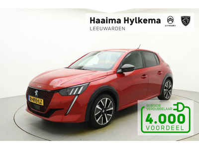 Peugeot e-208 EV GT Première 1 fase 50 kWh | SUBSIDIE MOGELIJK! | 100% Elektrisch | Alcantara Bekleding | Stoelverwarming | Camera | Parkeersensoren Voor en Achter | Dodehoekdetectie | Cruise Control |