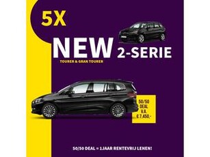 BMW 2-SERIE GRAN TOURER ACTIVE 5x DIVERSE BENZINE/HYBRID NIEUW IN ONZE VOORRAAD VANAF ?7,450