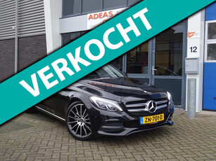 MERCEDES C-KLASSE 180 Prestige | Opendak | 19 inch AMG | 100% Onderhouden | HUD | Sfeerverl