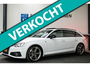 Audi A4 Avant 40 2.0TFSI S line Black Edition Facelift 190pk S-Tronic 1e|DLR|Panoramadak|Virtual Cockpit|Leder|LED Matrix|Black|19