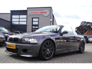 BMW 3-serie Cabrio M3 3.2 HANDGESCHAKELD | NAP | Hardtop | Kap ZGAN | Xenon | Memory stoelen | Stoelverwarming | Luxe leder |