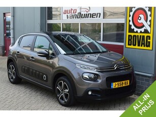 Citroën C3 1.2 PureTech Feel O.a: Carplay, Haak, Navi