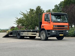 DAF 65.210 MASCHINE/FAHRZEUG TRANSPORTER RAMPEN!! MACHINE!!