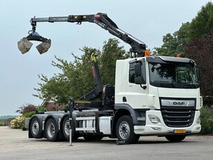 DAF CF 450 Hiab Z-KRAAN AFSTANDSBEDIENING/HAAK!!TOP