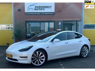 Tesla Model 3 Performance AWD long range dual motor. pano.