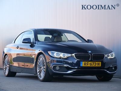 BMW 4-SERIE Cabrio 420i 184pk High Executive Automaat Nekverwarming / LED / Trekhaak / Navigatie