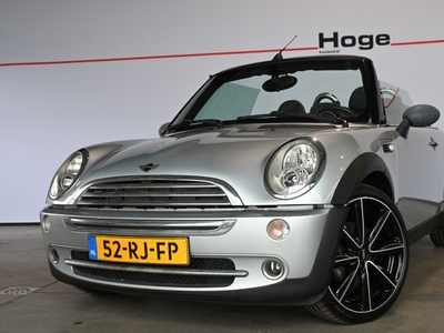 MINI MINI Cabrio Mini 1.6 One Pepper Airco Lichtmetaal PDC 1e Eigenaar All in Prijs Inruil Mogelijk!