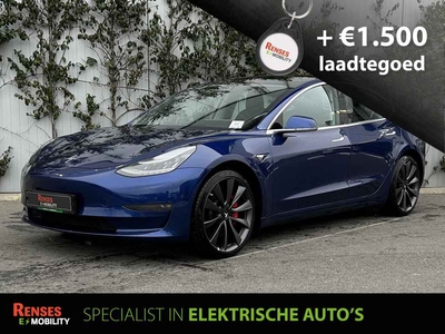 Tesla Model 3 Performance AWD - vanaf 899 Renses E-abonnement