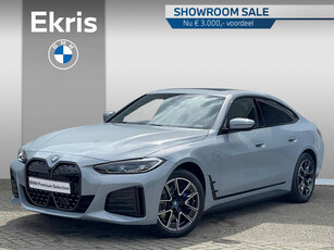 BMW i4 eDrive35 High Executive M Sportpakket 18'' / Schuif/-kanteldak / M Sportremsysteem / Stuurwiel verwarmd | Showroom Sale