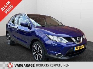 Nissan QASHQAI 1.2 Tekna 1e eigenaar Leder Panoramadak Trekhaak