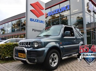 Suzuki Jimny 1.3 Cabrio 4x4 Airco / Leder Side-bars Push-bar kap stof