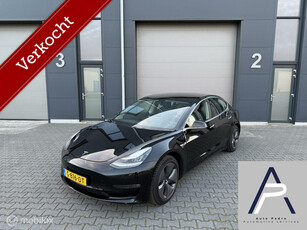 Tesla Model 3 Long Range AWD 75 kWh Incl BTW Pano Zwart