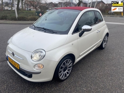 Fiat 500 C 1.2 Lounge / parelmoer / cabrio / automaat /