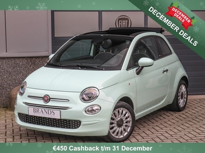 Fiat 500C 1.2 Lounge 1e eig Navi Airco PDC Uniek Garantie