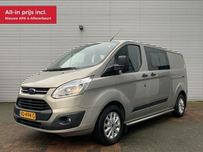 Ford Transit Custom 290 2.2 TDCI L2H DC AIRCO NAVI 6 PERS